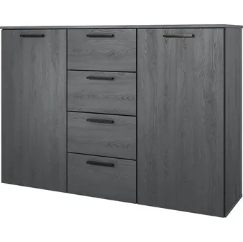 Komoda ZANDER komoda, dub carbon + vyzvednutí ZDARMA