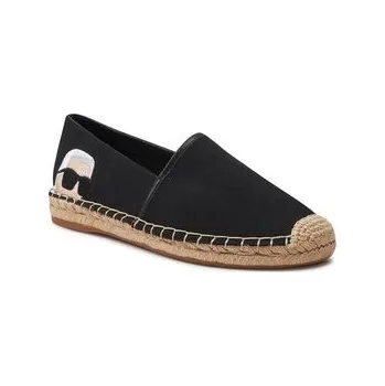Dámská obuv Espadrilky KARL LAGERFELD KL80111N Černá 37