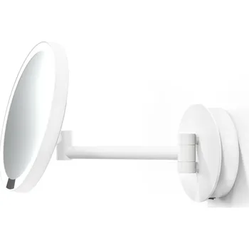 Lampička Decor Walther Dekor Walther Just Look WR LED nástěnné zrcadlo bílé barvy - Ø zrcadlového skla 18,5 cm bílý matný LED celkem 11 W - Doprava zdarma