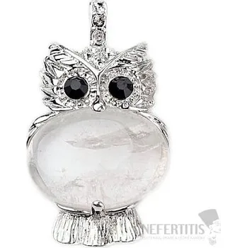 Přívěsek Křišťál třpytivý fashion přívěsek v podobě sovy