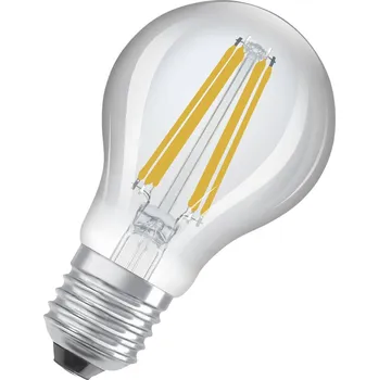 Lampička OSRAM Classic LED žárovka E27 4,3W827 filament dim čirá