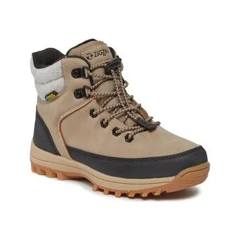 Chlapecké tenisky Turistická obuv ZigZag Aenaide Kids Boot WP Z234119 Béžová 33