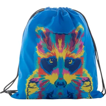 Sportovní vak Reklamní CreaDraw Kids vak na stažení šňůrkou pro děti, černá