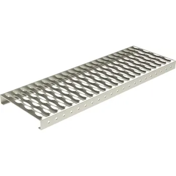 Stoupací plošina hliníková, lávka 670 mm Přírodní hliník