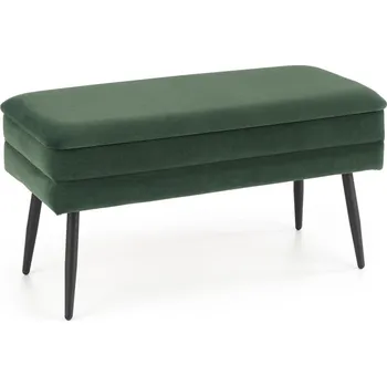 Jídelní židle Lavice BARIS, tmavě zelená/černá + vyzvednutí ZDARMA