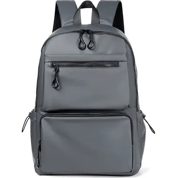 Prostorný panský batoh s kapsami Velikost: 14 palců, Barva (Varianta): Šedá