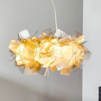 Slamp Clizia - designové závěsné světlo, šedé Hliník / šedá / zinek 2 x 12 W - Doprava zdarma