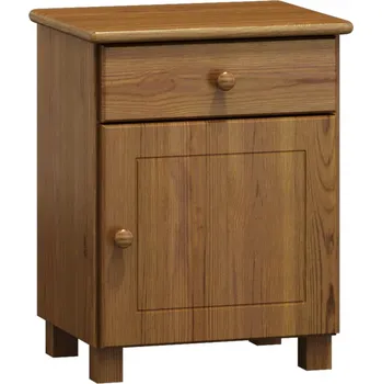 Noční stolek Noční stolek GERH, masiv borovice, moření: dub + vyzvednutí ZDARMA