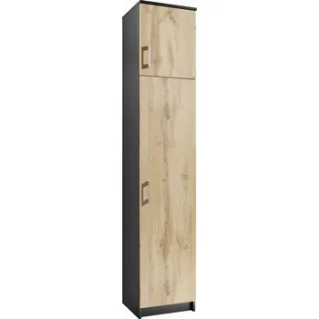 Šatní skříň LAMIVEX NEJBY MARIANA 1D černá/dub wotan