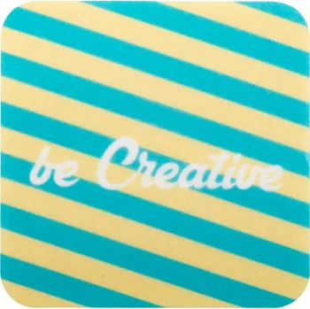 Podtácek Reklamní CreaFelt Drink RPET podtácek z filcu, čtverec, bílá