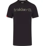 Trakker Tričko CR Logo T-shirt Black Camo - XL