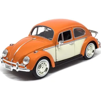 autíčko Volkswagen Kafer with luggage rack 1959 1:24 - MOTORMAX VW Beetle - kovový model auta