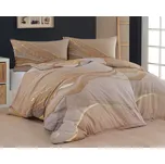 Povlečení Matějovský RIANA, zlaté vlnky, krémové, bavlna hladká digitál, 140x200cm + 70x90cm