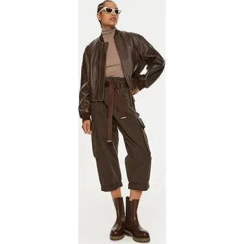 Pánské kalhoty Pinko Cargo kalhoty Ronfare 101840 A21C Hnědá Regular Fit 42