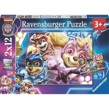 Puzzle Ravensburger Tlapková patrola ve velkofilmu Puzzle 2x12 dílků