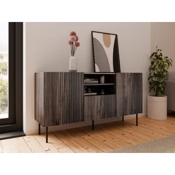 Komoda Široká komoda Ostani 150 2D1S, Barva: Ořech warmia MIRJAN 5903211348051