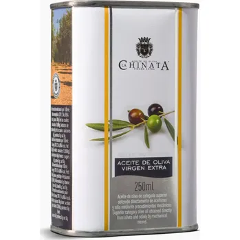 Rostlinný olej LA CHINATA Extra Panenský Olivový Olej V Plechovce 250 Ml