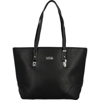 Kabelka Stylová dámská koženková kabelka Lisan, černá