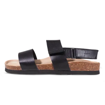 Pánské sandále Vasky Sany Dark - Pánské kožené sandály černé | česká výroba ze Zlína 44 EU