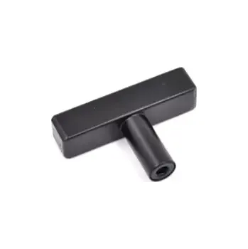 Zásuvkový kontejner Nerezové madlo knop 50mm černé 12x12mm (MD250B)