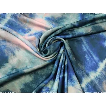 Metráž - Ac Hed BATIKA MODRÁ 2111A - Modrá, 160 cm