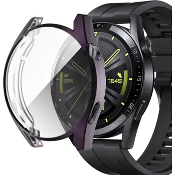 Příslušenství k chytrým hodinkám VSECHNONAMOBIL 81119 TPU FULL BODY Ochranný kryt Huawei Watch GT 3 46mm tmavě šedý