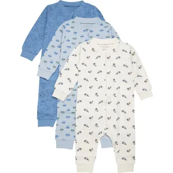 OVERALY FIXONI 3 KS BEZ ŤAPEK, CHLAPECKÉ S AUTY Velikost: 104