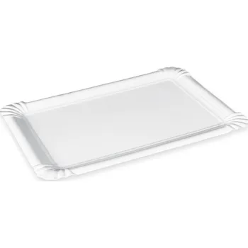 WIMEX Papírový tácek 71145 bílý 16 x 23 cm, 25 ks