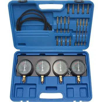 Rozvod motoru BGS 62670, Sada synchronní zkoušečky pro karburátory | se 4 synchronními měřiči | 29dílná