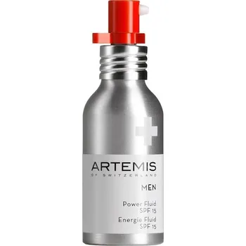 Přípravek na opalování Artemis Pece-pro-pany MenPower Fluid SPF 15 50 ml (14 007,00 Kč / 1 l)