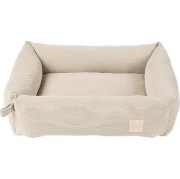 Pelíšek pro psa FuzzYard Life manšestrový pelech krémový S