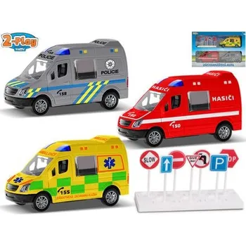 autíčko 2-Play Traffic Auta záchranných složek CZ 1:32