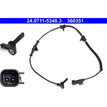 ABS Snímač, počet otáček kol ATE 24.0711-5348.3