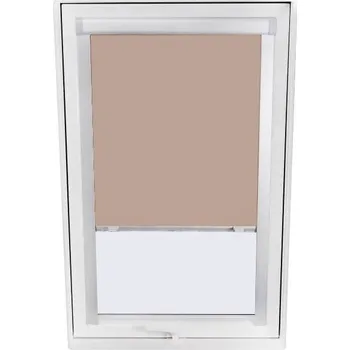 Okno SKLADOVÁ-OKNA.cz Vnitřní zatemňující roleta SKYFENS do střešních oken - vodicí lišta borovice, 550/780 mm