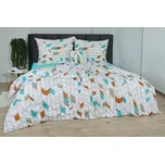 Bavlněné povlečení PLUS 4dílné MANIKA tyrkysové