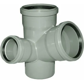 Kanalizační potrubí Osma HTEP rohová paneláková odbočka krátká levá 110/110/75/67°