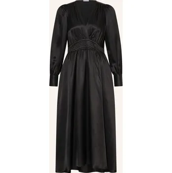 Dámské šaty Mrs & Hugs Dámské Saténové Šaty, černá, 36