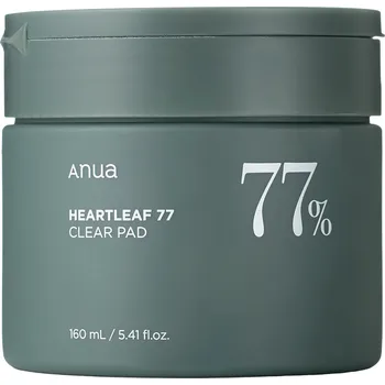 Přípravek na čištění pleti a oči Anua Heartleaf 77% Clear Pad zklidňující čisticí polštářky 160 ml