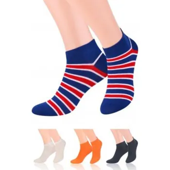 Pánské ponožky Hladké pánské ponožky 045 černá 38-40