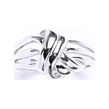 Prsten Stříbrný prsten uzel - T756 (Stříbrný prsten s uzlem)