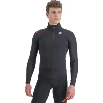 Cyklistická bunda Pánská cyklistická bunda SPORTFUL-Fiandre pro jacket, black Černá XXL