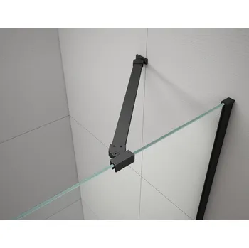 Polysan FISA stěnový profil a vzpěra, černá mat