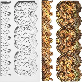 Silikonová formička na okraje rustic 25x12cm - Cakesicq