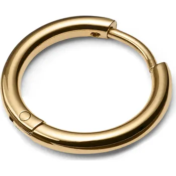 Náušnice Titanová náušnice kroužek zlaté barvy - Lucleon