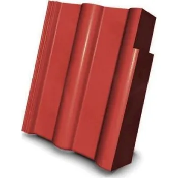 Střešní krytina KMB Beta prima višňová taška okrajová pravá