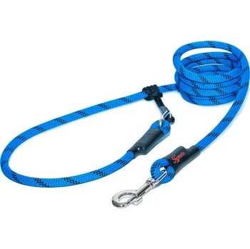 Vodítko pro psa Tamer Lanové vodítko EASYLONG | Velký pes | Modré s černým pruhem - 045 Délka: 3 m
