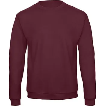Pánská mikina B&C Unisex mikina přes hlavu WUI23 Burgundy XXL