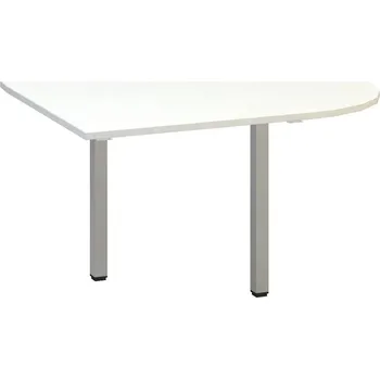 Psací stůl Přísed 120 x 120 cm, ProOffice B, pravý, bílá