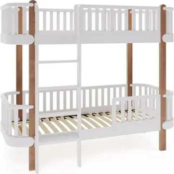 Dětská postel Patrová postel Etude 190x80 bílá YappyKids