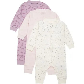 OVERALY FIXONI 3 KS BEZ ŤAPEK, DÍVČÍ S KYTIČKAMI Velikost: 104